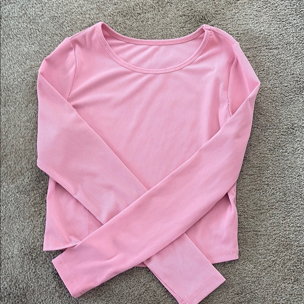 Pink Long Sleeve Top